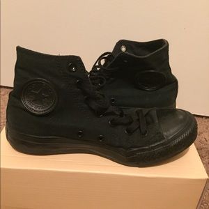 Black Monochrome High Tops